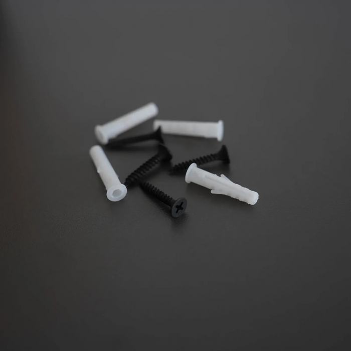 B&W Mülleimer Wandmontage 32 Liter SCHWARZ